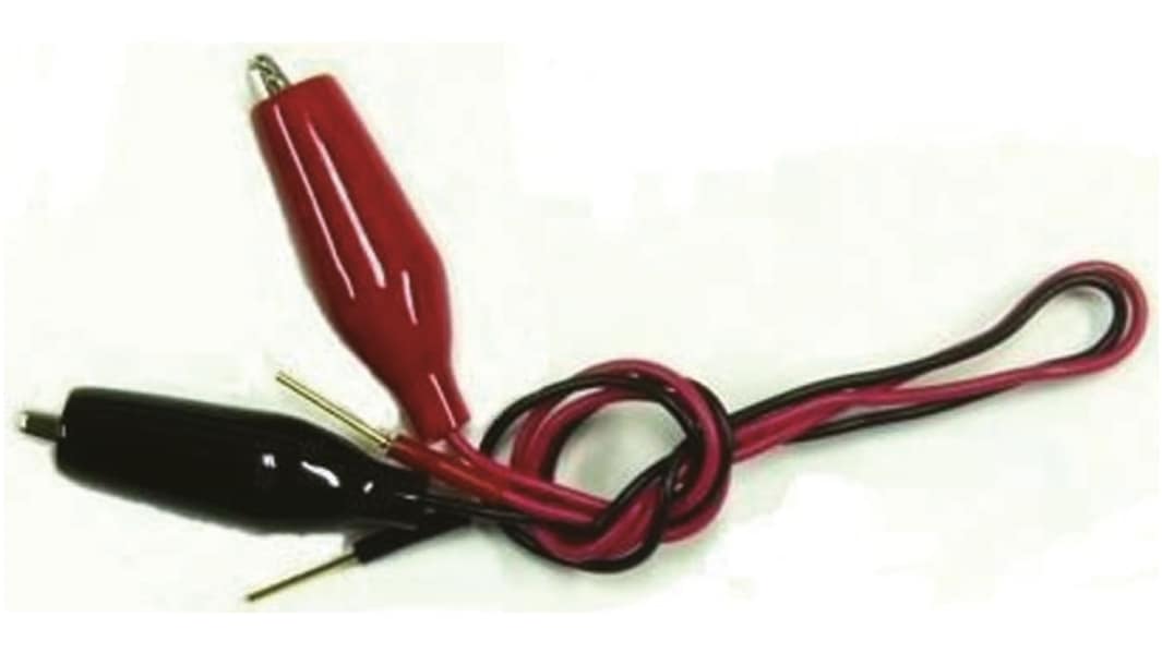 テイシン電機 4 mmコネクタテストリード, リード長:25cm 黒 , 赤