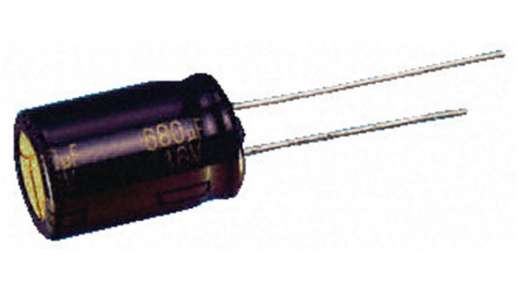 Condensateur Panasonic série FC Radial, Aluminium électrolytique 390μF, 16V c.c.