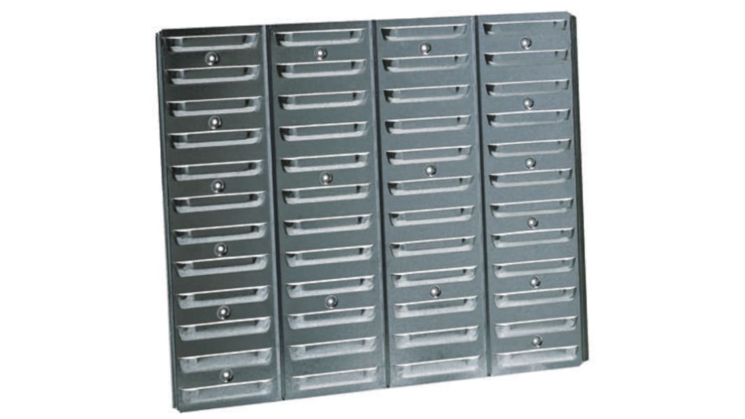 Unité de stockage de panneaux porte-outils Raaco en PP, 440mm x 520mm