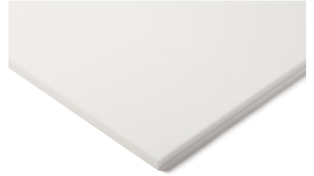 RS PRO プラスチックシート 白, 600mm x 300mm x 1.6mm