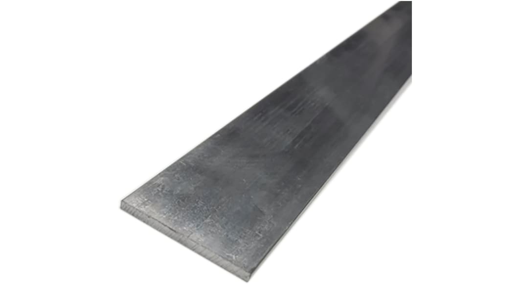 RS PRO Aluminium Flat Bar, 3/4in W, 1/8in H, 24in L