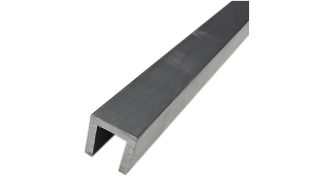 HE9TF Aluminium Metal Channel 1m x 1-1/2in x 1-1/2in x 1/8in