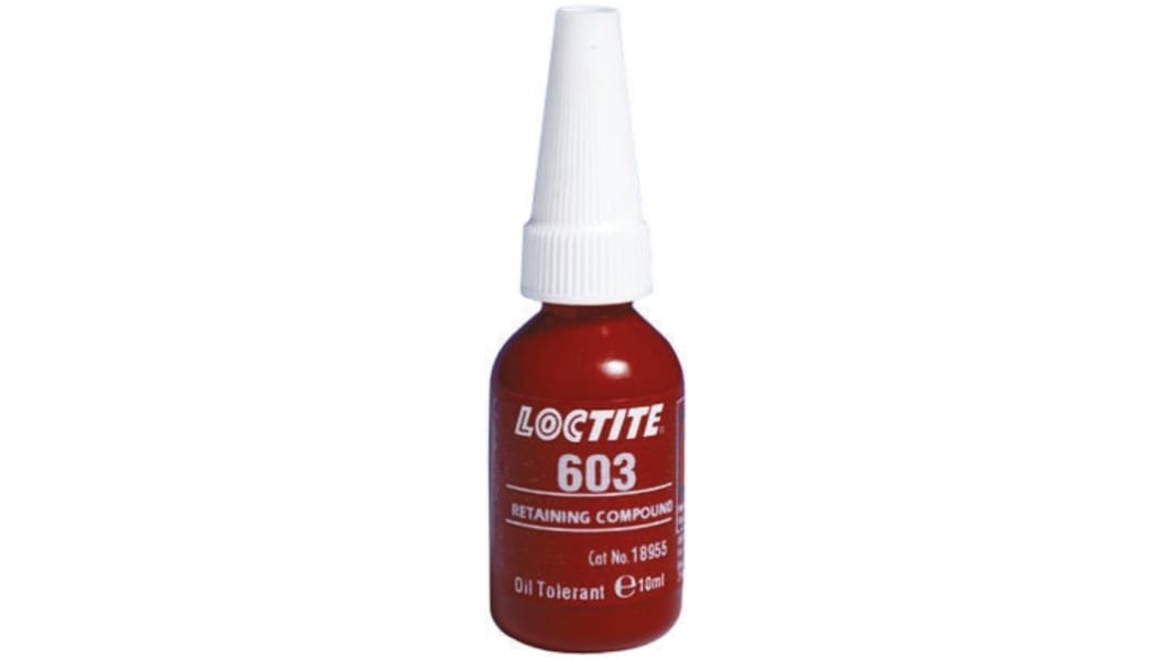 Loctite Green Loctite 603 High Strength, Retaining Compound Urethane Methacrylate Liquid Bottle 10 ml, -55 →