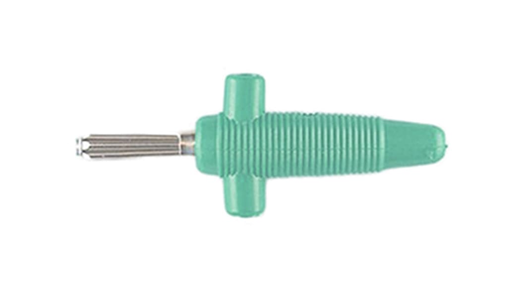 Fiche banane Hirschmann Test & Measurement Vert Mâle 30A 60V c.c.