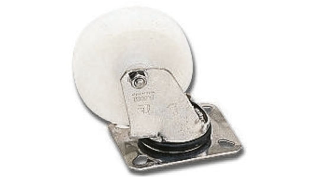 Roulette industrielle Pivotante LAG, inox, Ø 125mm, 250kg