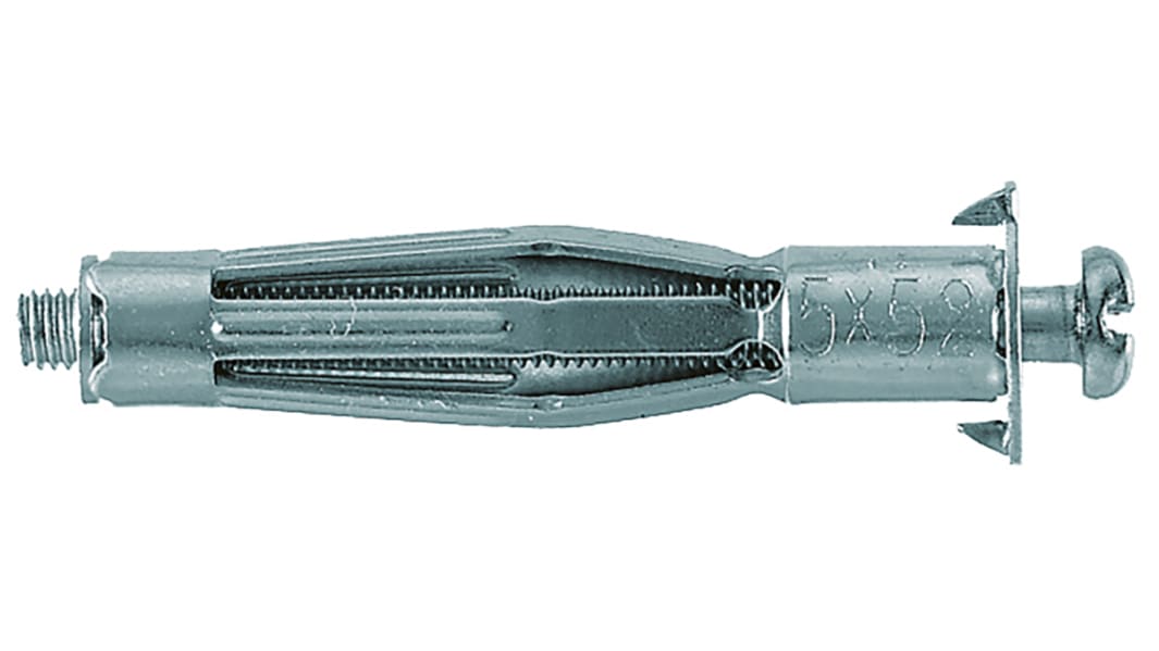 Fijaciones para tabique hueco Fischer Fixings, 76463, Metal, diámetro 4mm, Longitud 46mm