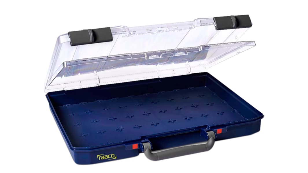 Raaco Carrylite 55 5x10-0/DL Kleinteilebox, Polypropylen verstellbar, 58mm x 413mm x 330mm
