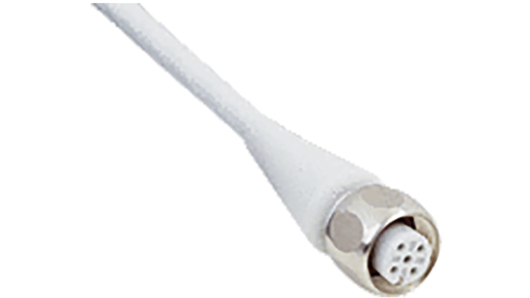 SICK Straight Female 4 way M12 to 4 way Unterminated Sensor Actuator Cable, 5m