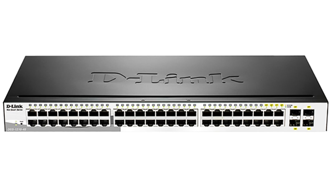 D-Link 52-Port Gigabit Smart Managed Switch Ethernet-Switch Rackmontage 52-Port Smart 10/100/1000Mbit/s 440 x 210 x 44mm