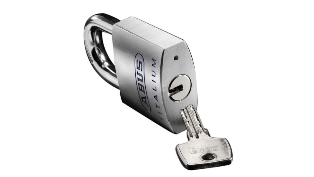 Candado Titalium ABUS, Ø de grillete 9.5mm, color Plata, para Interior, exterior