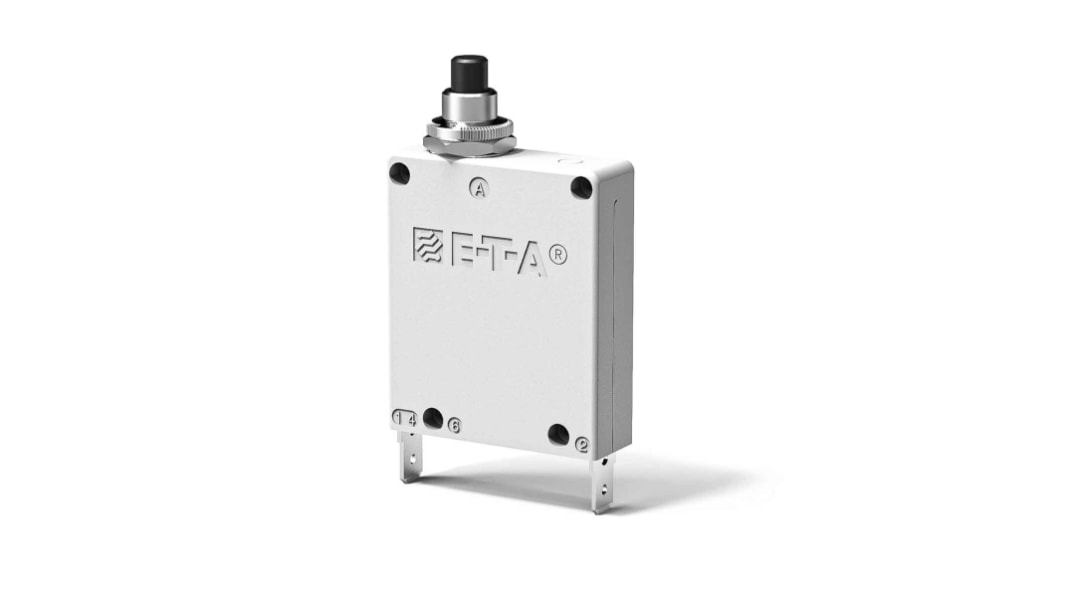 ETA Thermal Magnetic Circuit Breaker - 3400  Single Pole Panel Mount, 15A Current Rating