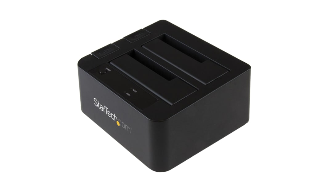 StarTech.com USB 3.1 Gen 2 Hard Drive Docking Station for 2 Drives SATA Hard Drive 2.5 x 3.5in