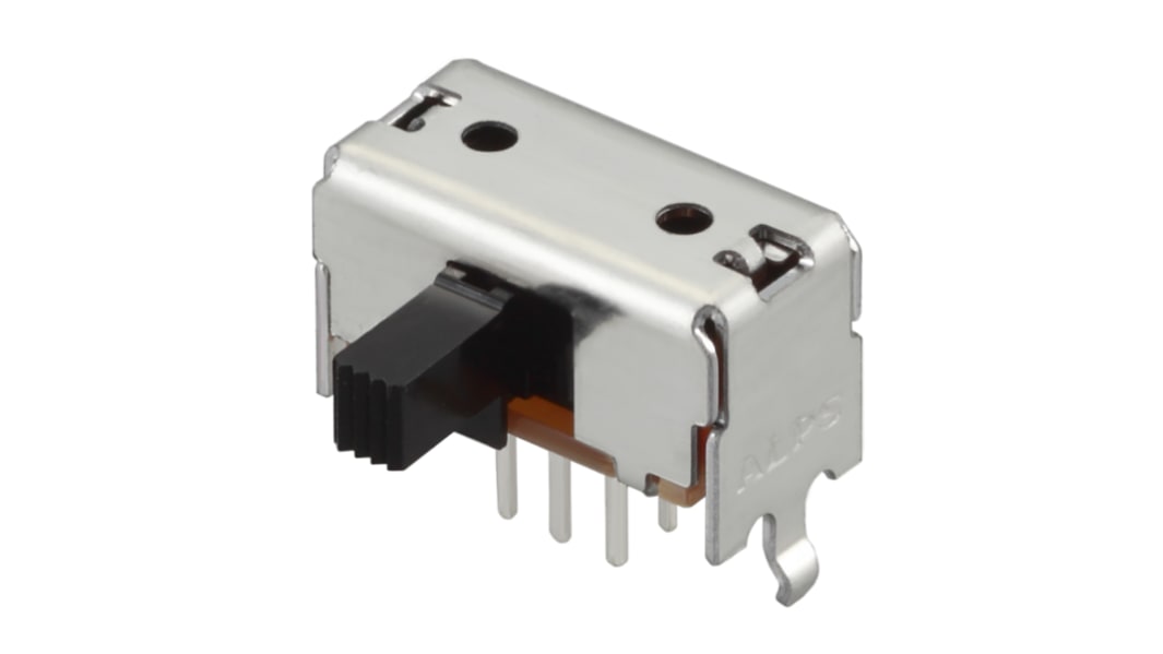 Alps Alpine Through Hole Slide Switch DPDT Latching 100 mA Slide