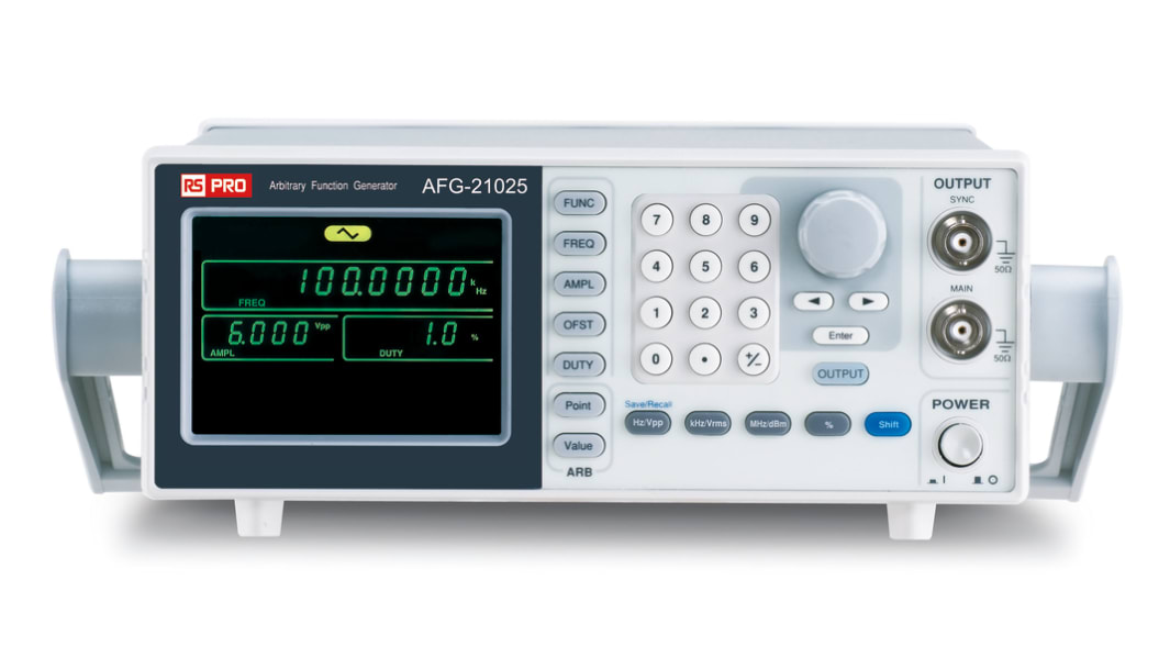 RS PROAFG-21025 ファンクションジェネレータ／任意波形発生器, 0.1 Hz →25 MHz, USB