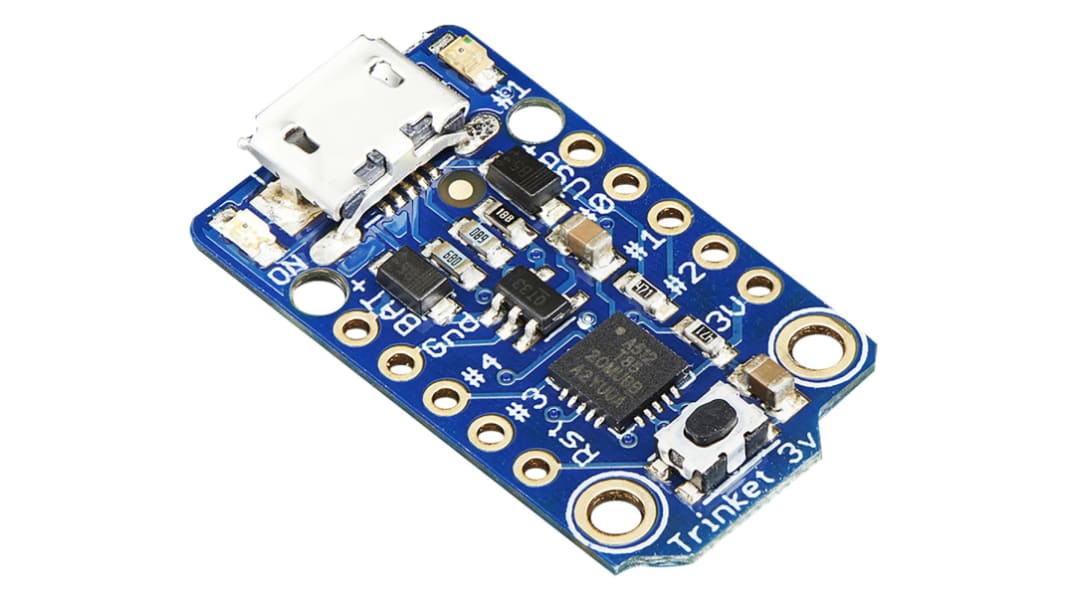 ADAFRUIT INDUSTRIES マイクロコントローラ開発キット, 開発 ボード, TRINKET 3.3V, MCU, 1500