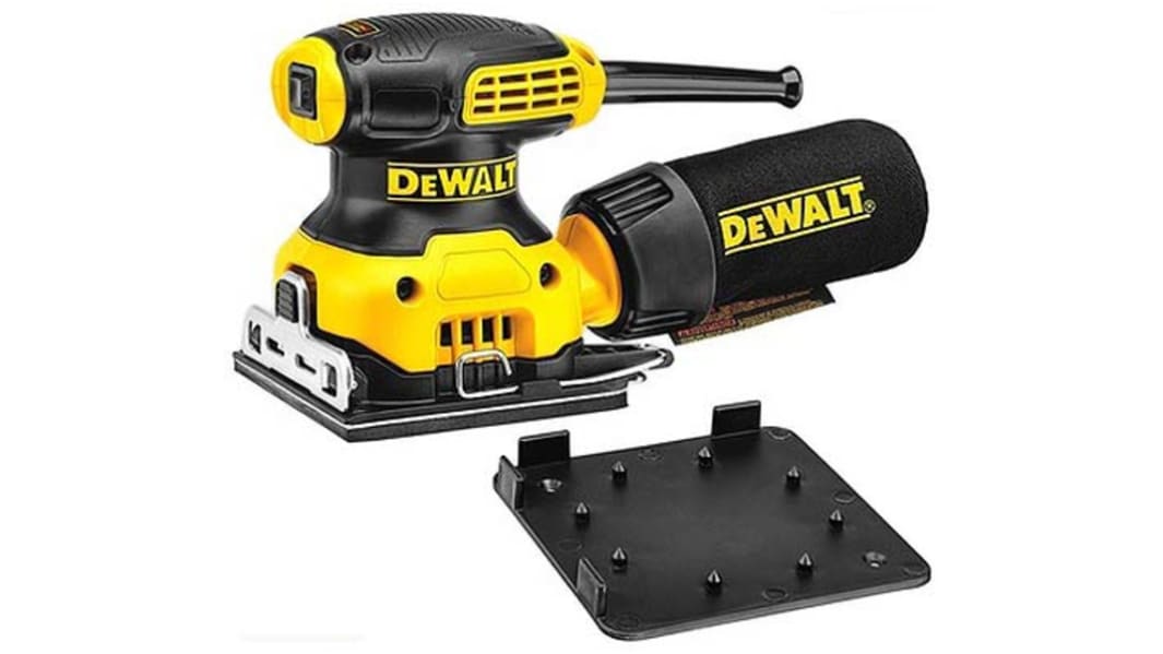 DeWALT DWE6411-GB 108 x 115mm Corded Orbital Sander, Type G - British 3-Pin