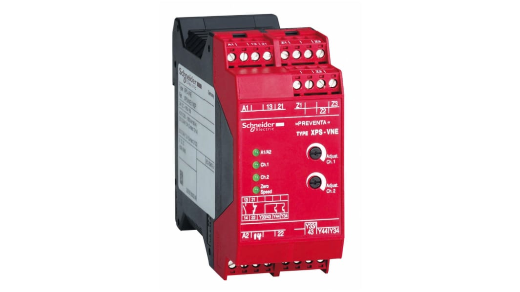Schneider Electric Harmony XPS/ Preventa XPS XPS VN 3-Phase Motor Monitoring Safety Relay, 2 Safety Contacts