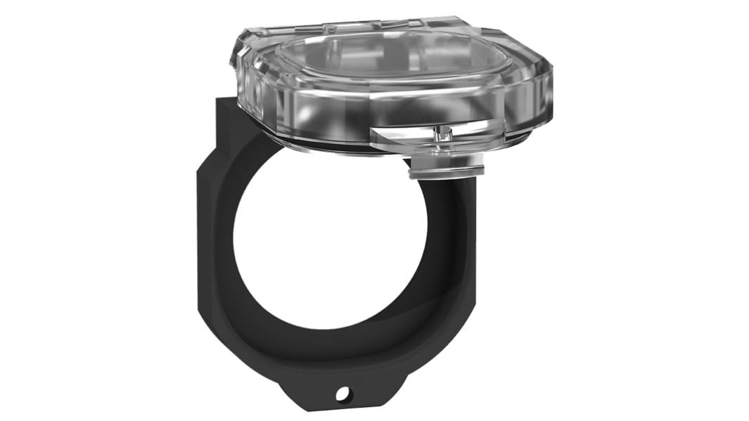 Schneider Electric Rigid Transparent Protective Cover, For Use With XB5 Series Pushbuttons