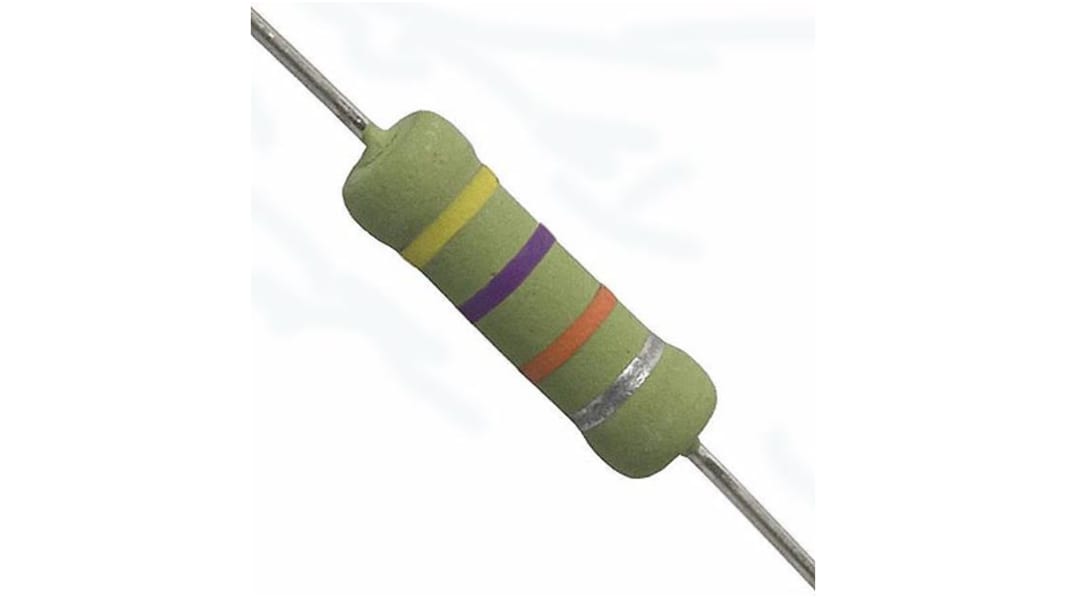 Résistance Céramique silicone 47kΩ ±10%, 1W