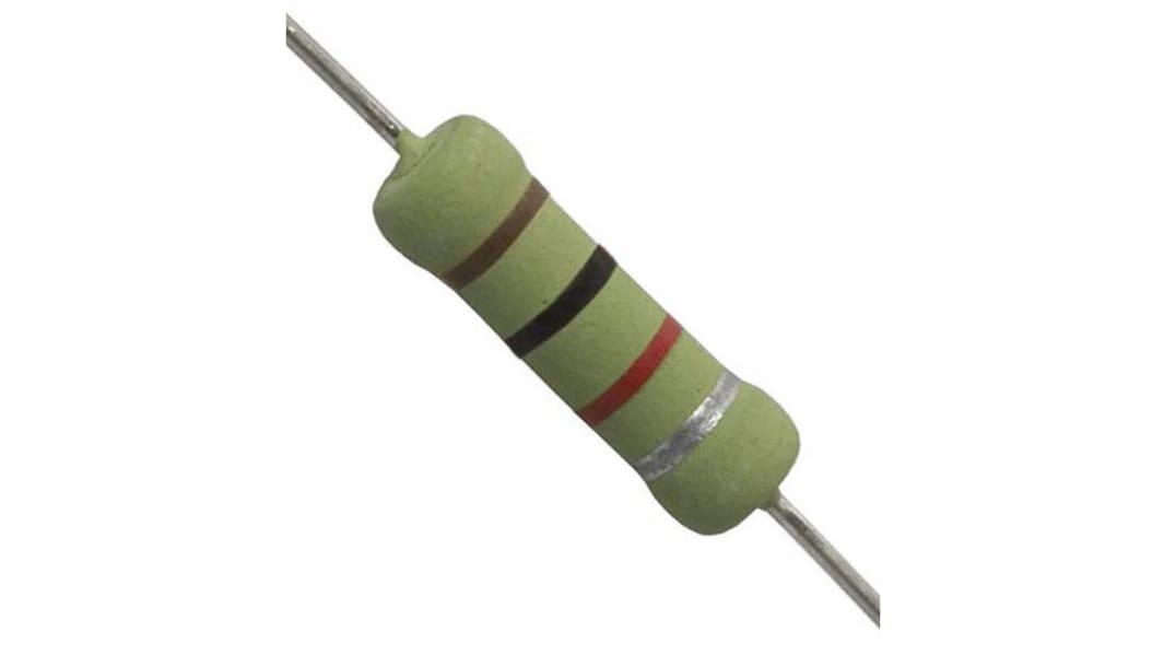 Résistance Céramique silicone 1kΩ ±10%, 2W