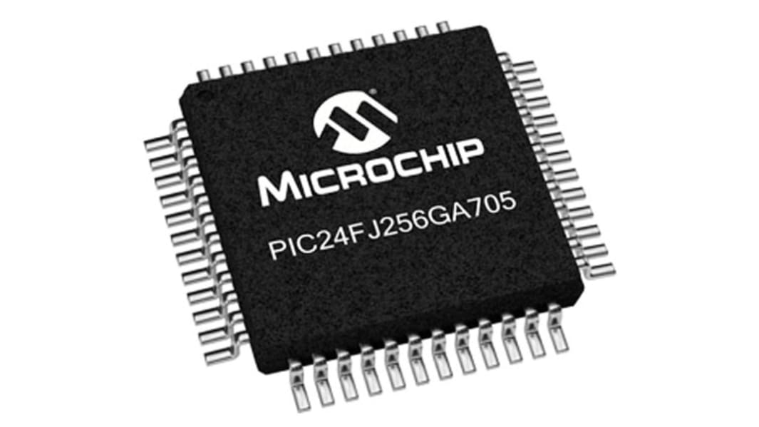 Microchip マイコン, PIC, 32MHz, 256 kB, フラッシュ, 48-Pin TQFP