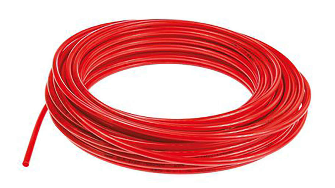 Festo Compressed Air Pipe Red Polyurethane 6mm x 50m PUN-H Series, 558286