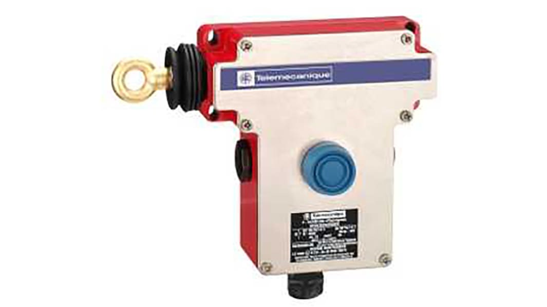 Interruptor por tirón de cable Telemecanique Sensors XY2CE, Preventa XY2, NA/NC, ATEX, IP66, para cable hasta 70m
