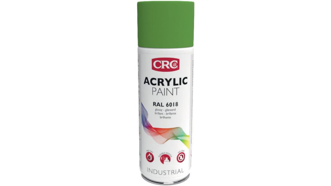 CRC 400ml RAL 6018 Green-Yellow Gloss Spray Paint