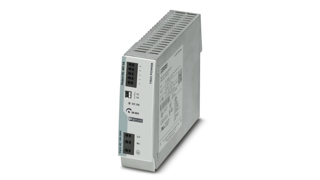 Alimentation pour rail DIN Phoenix Contact, série TRIO-PS-2G/1AC/48DC/5, 48V c.c.out 5A, 240W