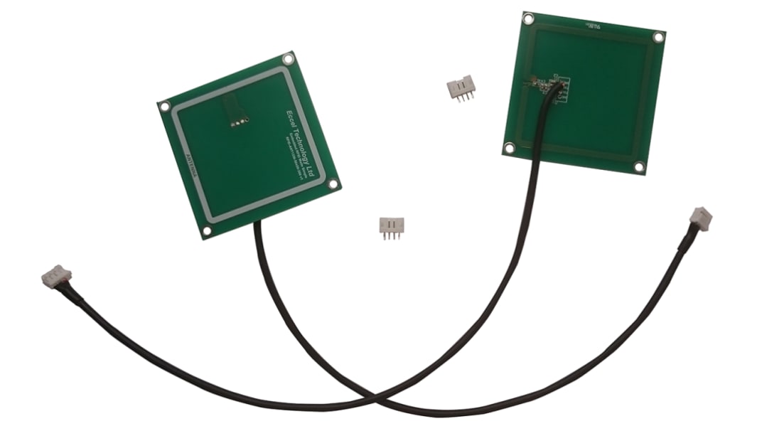 Antenna RFID Eccel Technology Ltd RFID-ANT1356-50x50-300 v1 SMD Circuito stampato High Frequency RFID RFID-ANT