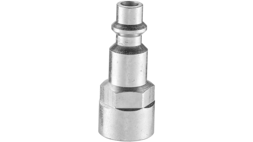 PREVOST Treated Steel Female Plug for Pneumatic Quick Connect Coupling, G 1/4 Female Threaded