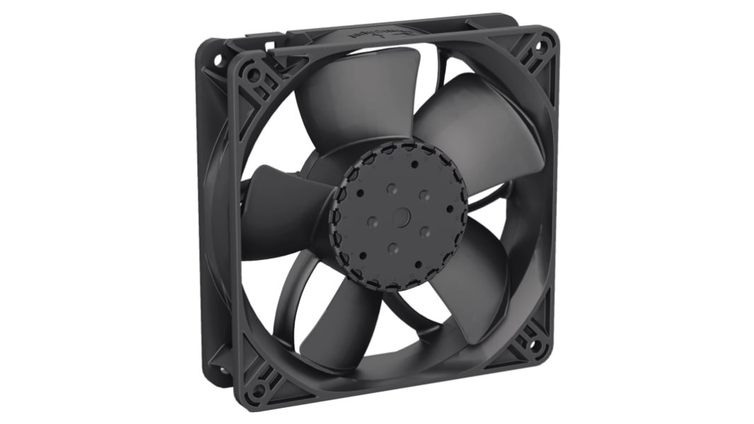 ebm-papst 4300 N - S-Panther Series Axial Fan, 12 V dc, DC Operation, 220m³/h, 119 x 119 x 32mm