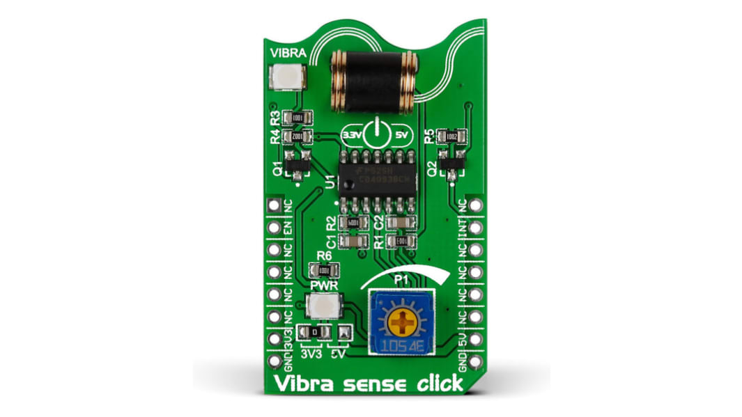 MikroElektronika 振動センサ Vibra Sense ClickmikroBus Clickボード MIKROE-1927
