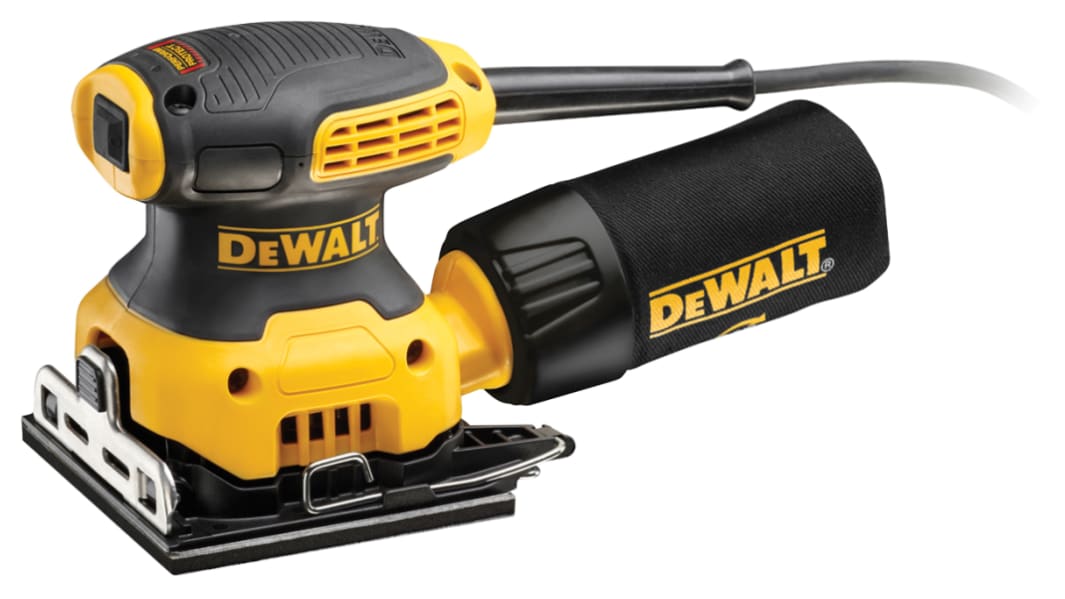 Lijadora orbital DeWALT DWE6411, 230V 230W, área de lijado 108 x 115mm, órbita 1.6mm, Euroconector