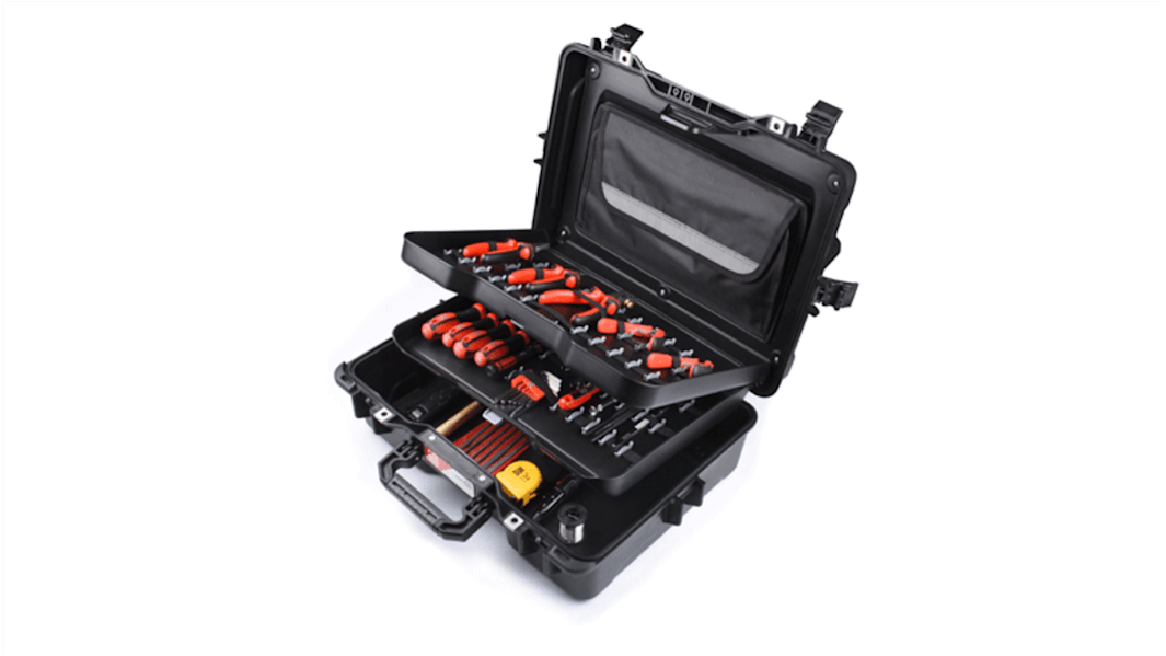 RS PRO 25 Piece Engineers Tool Kit with Case
