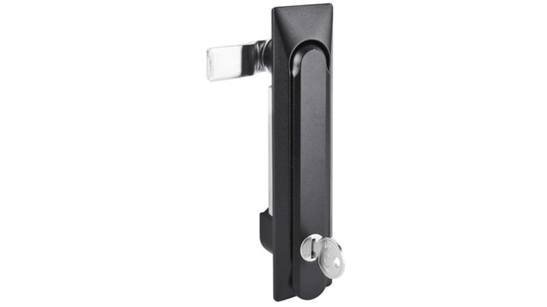 RS PRO Black Zinc Alloy Locking Handle, Swing