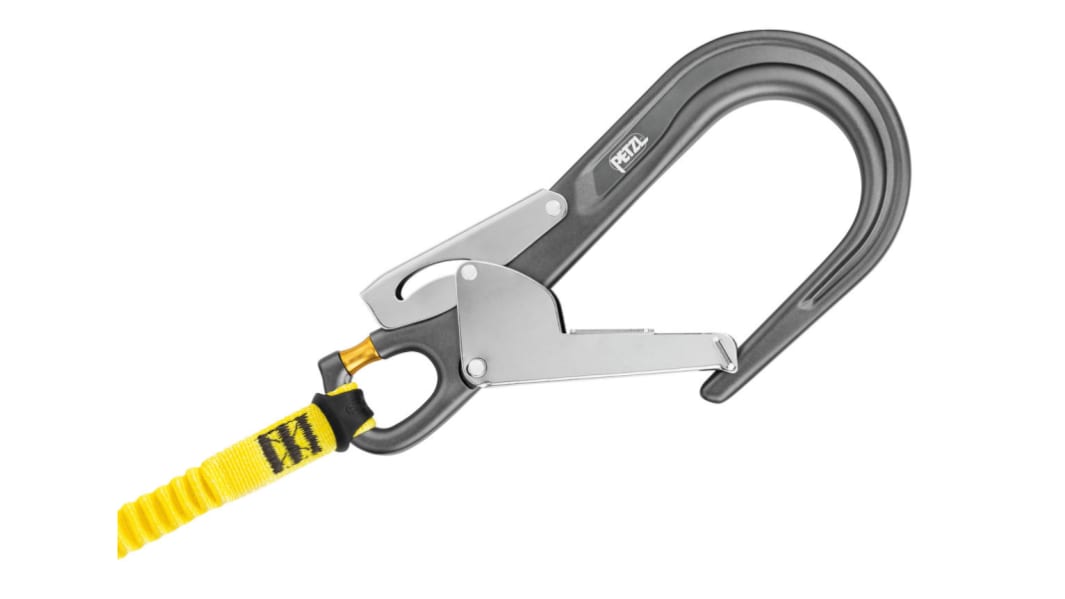 Petzl Aluminium, Bronze, Edelstahl 63mm Automatische Verriegelung mit Doppelwirkung 23kN Karabiner
