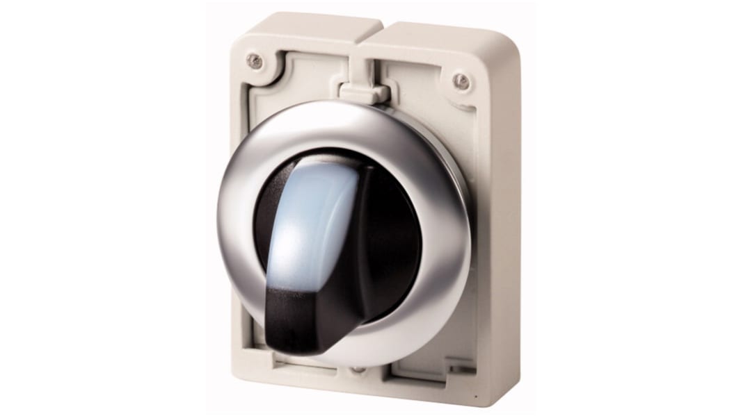 187026 M30C-FWRLK-W Eaton, 2 Posiciones, Interruptor selector, Enclavamiento