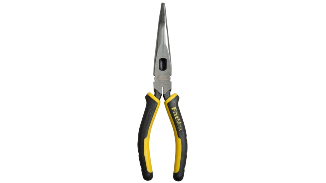 Stanley FatMax Long Nose Pliers, 200 mm Overall, Straight Tip