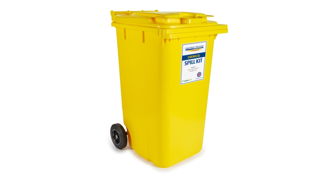 Kit controllo perdite Lubetech Performance Spill Kit 560 x 430 x 1060 mm, capacità assorbente 240 L, per Industria
