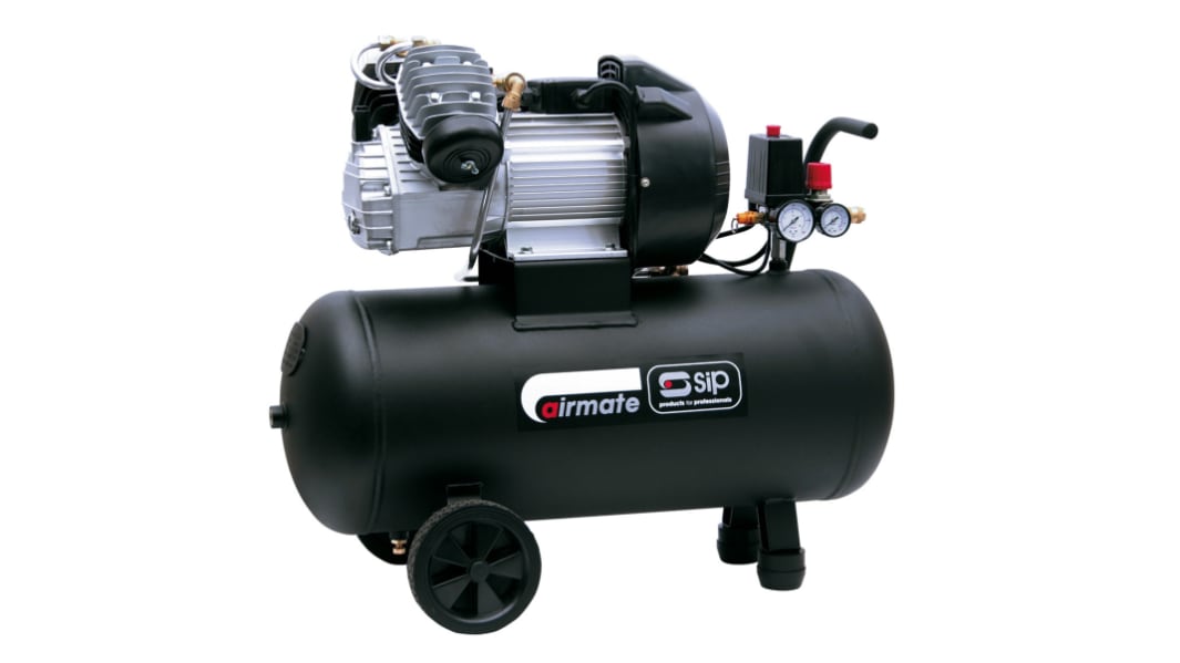 SIP 3HP 50 l Air Compressor, 9bar, 45kg