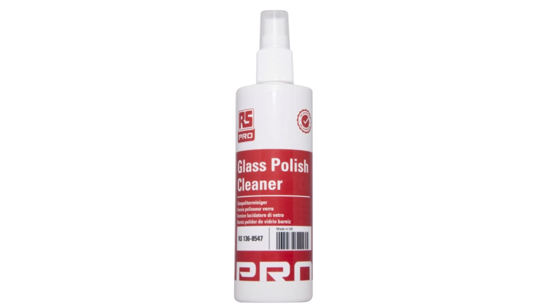 RS PRO Glass Cleaner 250 ml Spray