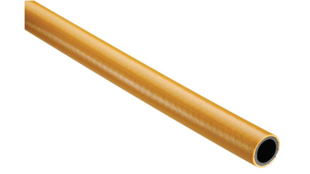 RS PRO PVC, Hose Pipe, 25mm ID, 25.0mm OD, Yellow, 50m