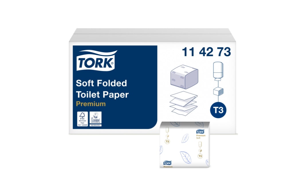 Tork 252 Sheets Toilet Roll, 2 ply