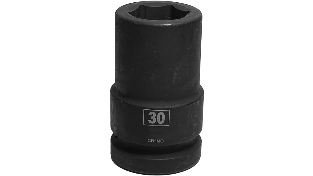 RS PRO 30mm, 1 in Drive Impact Socket
