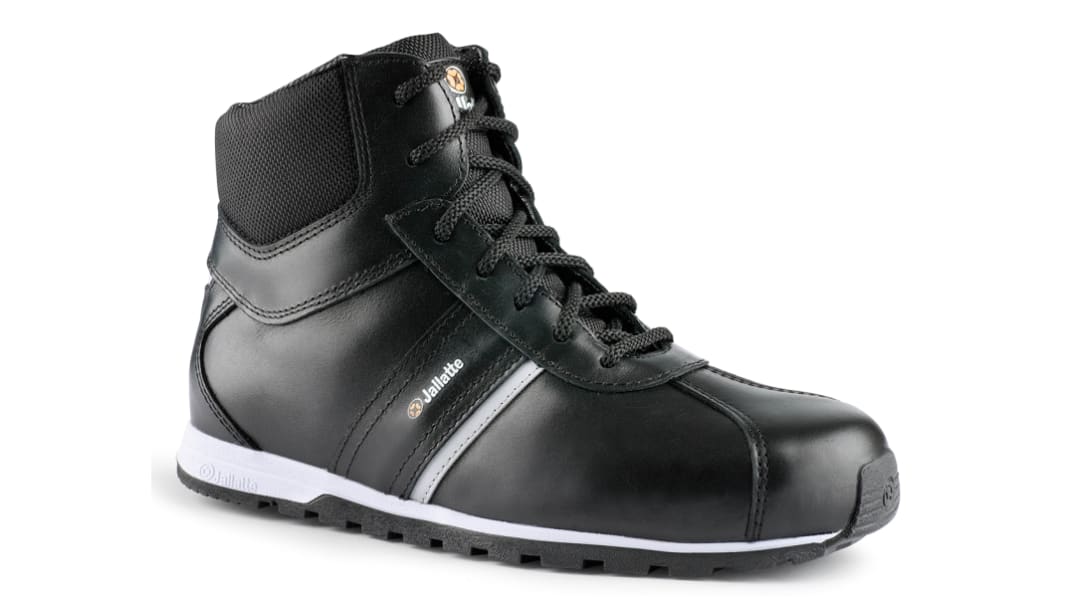 Chaussures de sécurité montantes Jalatte J DREAM, Femme, T 37, Noir, Blanc, S3, SRC, antistatiques