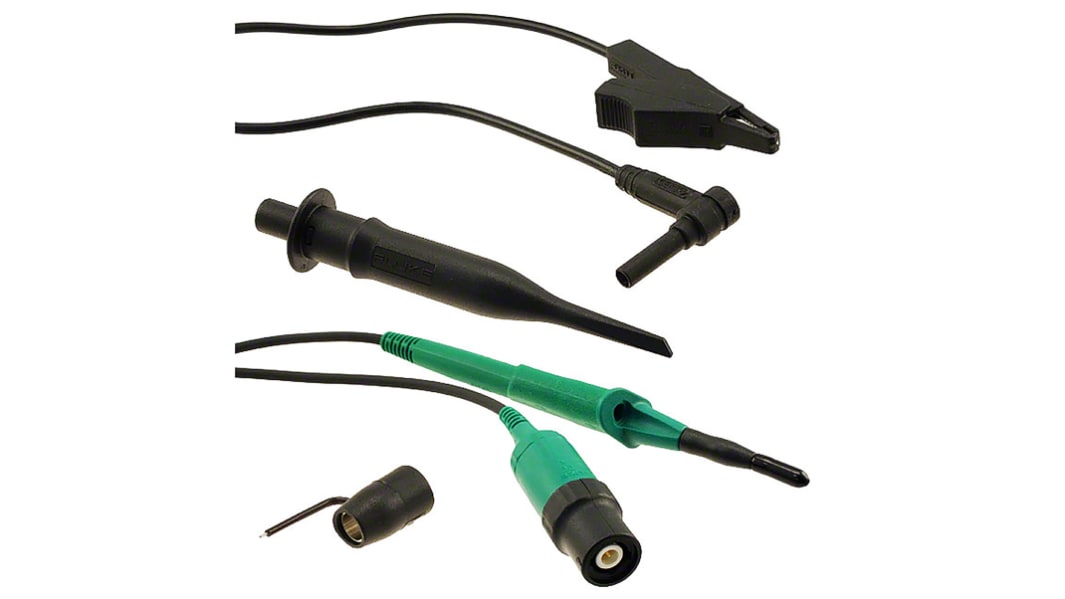 Fluke VPS410 Series VPS410-II-V Oscilloscope Probe, Voltage Type, 500MHz, 1:10, Test Lead Connector