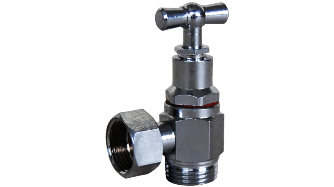 Llave de paso Sferaco 1341003 Latón chapado en cromo, 9.53mm BSP