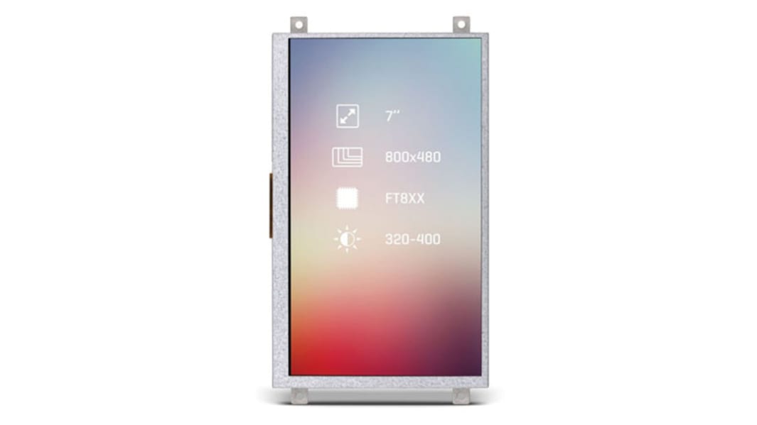 MikroElektronika MIKROE-2174 TFT LCD Colour Display / Touch Screen, 7in, 800 x 480pixels