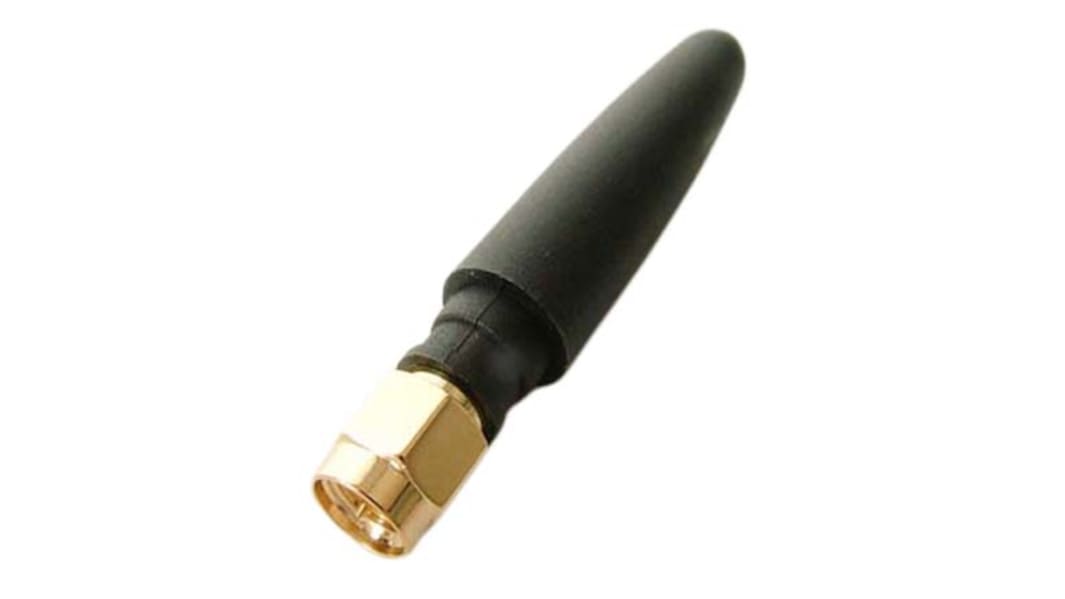 Antena multibanda 2G (GSM/GPRS), 3G (UTMS), 4G (LTE), 4G (LTE) 5G (LTE), Banda ISM, 2dBi, conector SMA Macho,
